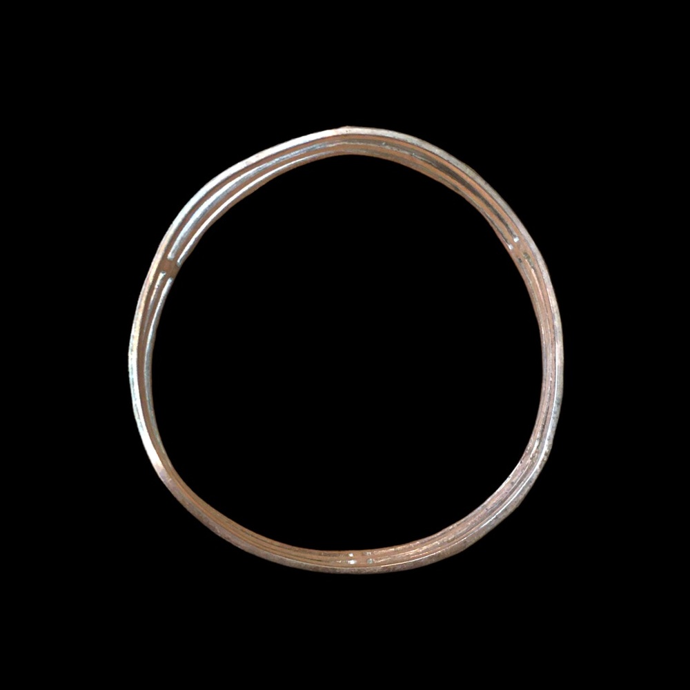 Silver Wave Bangle - image 2
